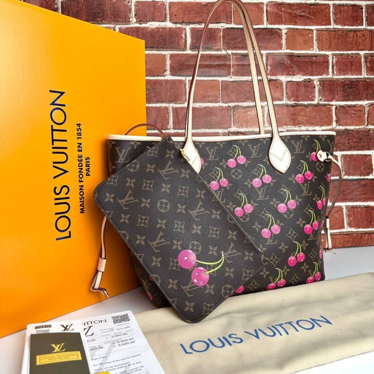 LOUİS VUİTTON YK NEVERFULL MM KİRAZLI